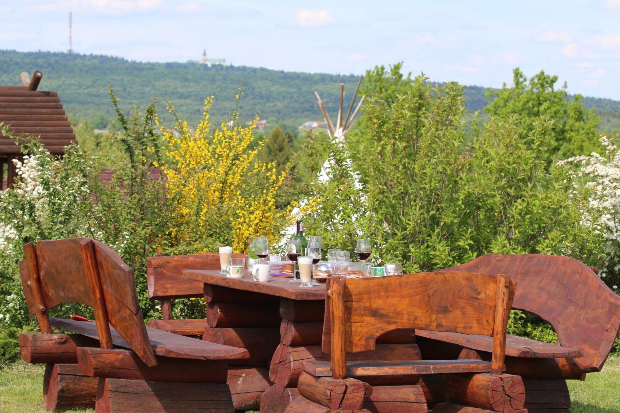 Вилла Siedlisko Carownica Family & Wellness Lechow Экстерьер фото