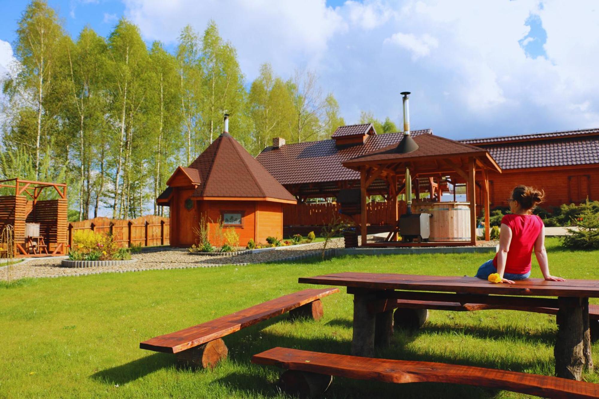 Вилла Siedlisko Carownica Family & Wellness Lechow Экстерьер фото